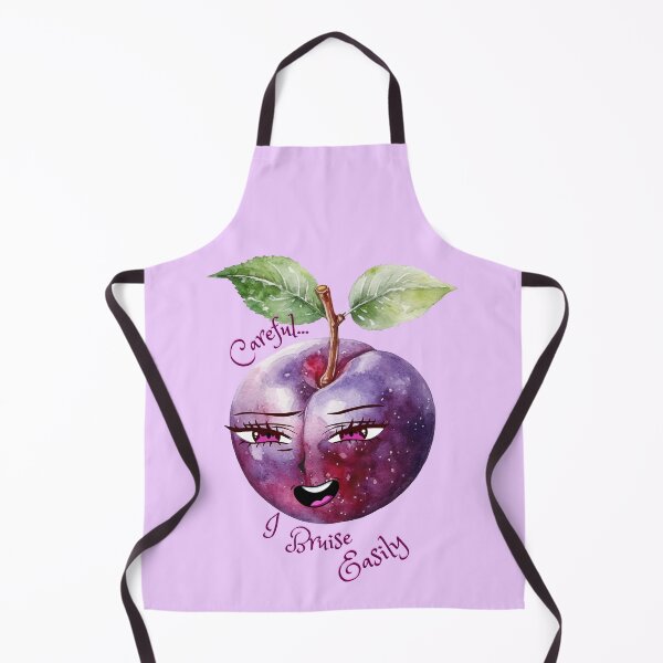 Item preview, Kawaii Pretty Naughty Purple Plum Fruit designed and sold by DizzyButterfly.