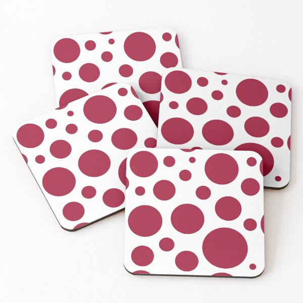Item preview, Minimalist: Red Circles on White designed and sold by BreisaBurman.