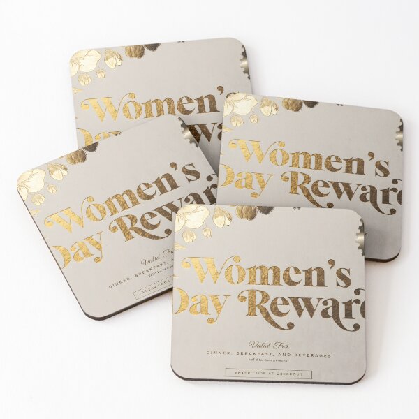 Item preview, Elegant Women's Day Reward certificate with gold floral design designed and sold by Creative88Art.