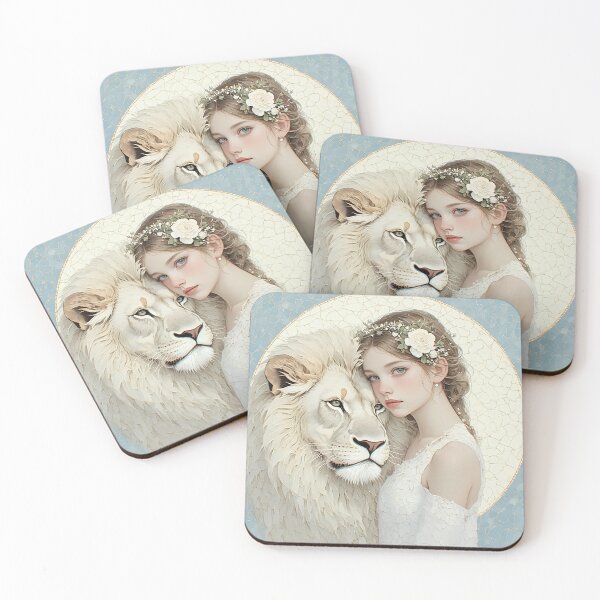 Item preview, The girl and the lion. designed and sold by Natalia-Vlad.