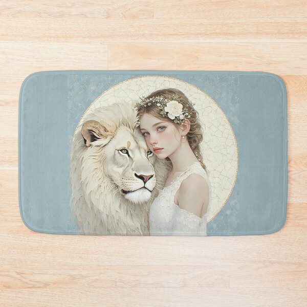 Item preview, The girl and the lion. designed and sold by Natalia-Vlad.