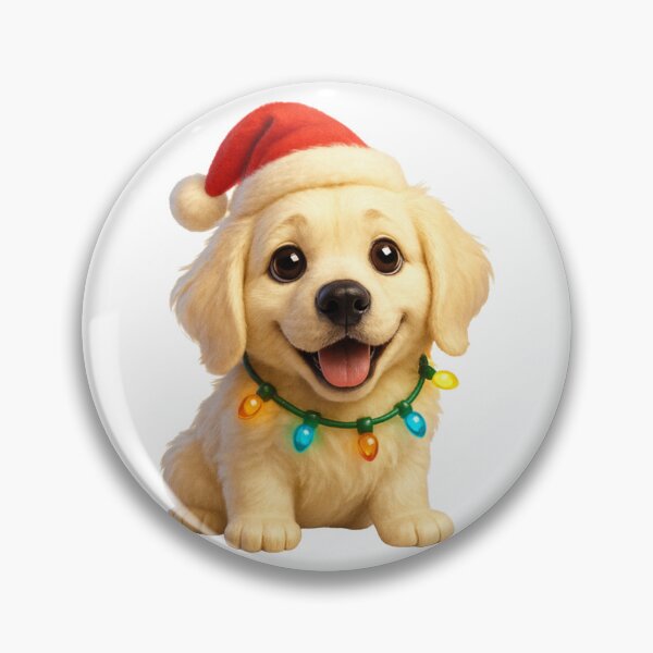 Item preview, Christmas English Cream Golden Retriever designed and sold by Sillytoe.
