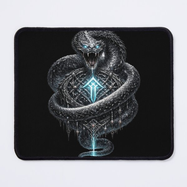 Item preview, Frozen Serpent Sigil – Dark Norse Power designed and sold by HejStudio.