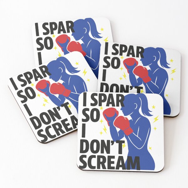 Item preview, I Spar so I Don't Scream designed and sold by AbstractArielle.