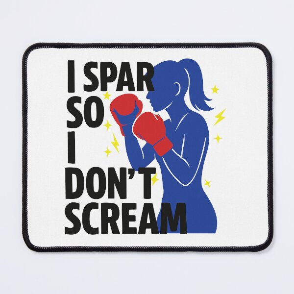 Item preview, I Spar so I Don't Scream designed and sold by AbstractArielle.