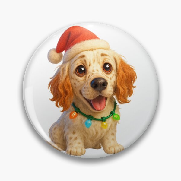 Item preview, Christmas English Setter designed and sold by Sillytoe.