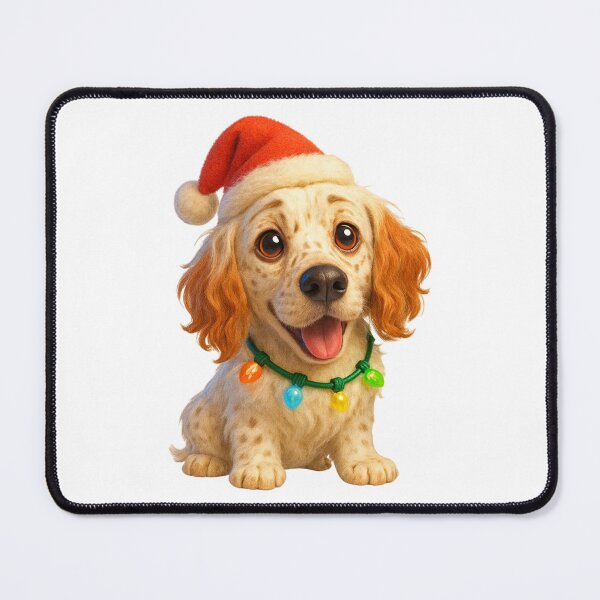 Item preview, Christmas English Setter designed and sold by Sillytoe.