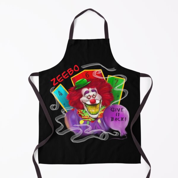 Item preview, Zeebo the Clown – "Laughing in the Dark" spooky Art designed and sold by ArtbyPriscilla.