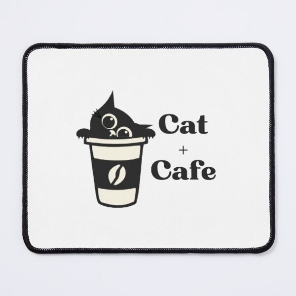 Item preview, CAT + COFFEE - Minimalist Black Cat designed and sold by CoffeeCat110.