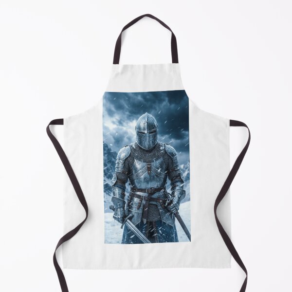 Item preview, Medieval Knight Snowstorm designed and sold by NEONOVAX.