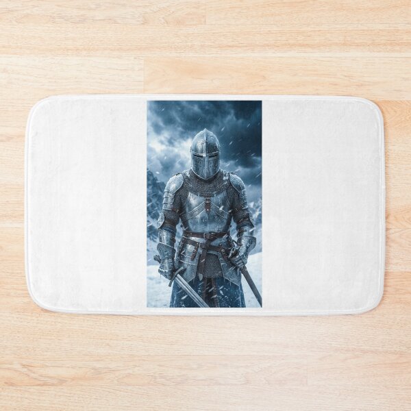 Item preview, Medieval Knight Snowstorm designed and sold by NEONOVAX.