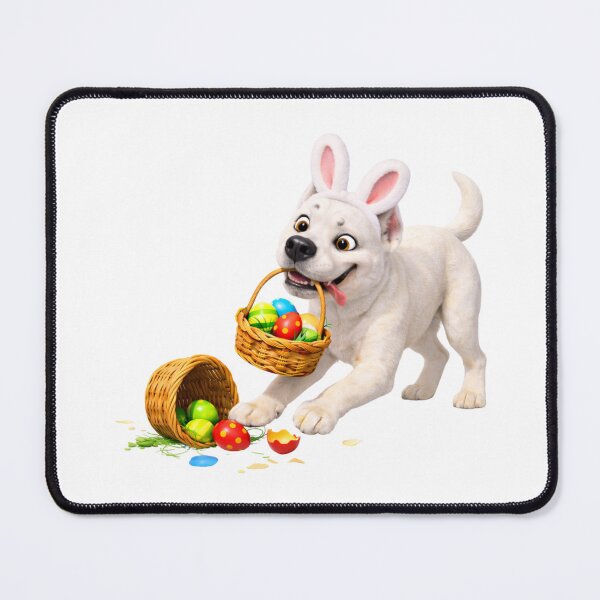 Item preview, Easter Dogo Argentino designed and sold by Sillytoe.