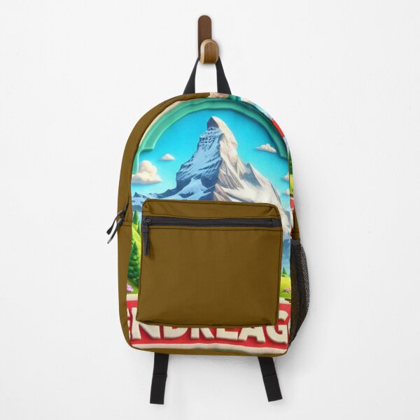 Item preview, Trolltunga Sky Cliff – Cute 3D Pendragon Hobby Style Label with Norway Flag designed and sold by PaintMeWorld.