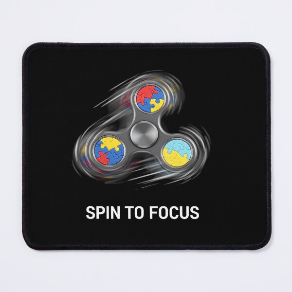 Item preview, Autism Fidget Spinner Shirt | Spin To Focus Puzzle Toy designed and sold by MotivAura.