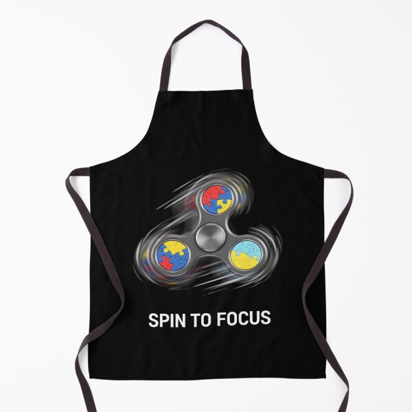 Item preview, Autism Fidget Spinner Shirt | Spin To Focus Puzzle Toy designed and sold by MotivAura.