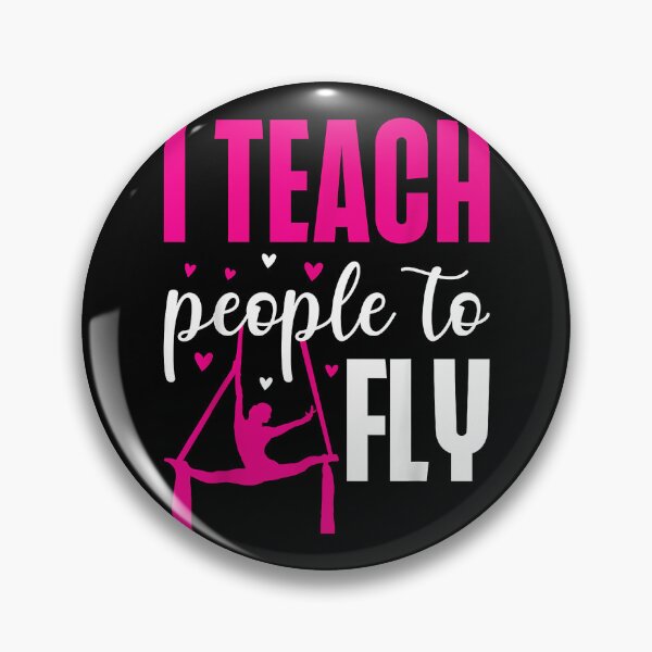 Item preview, I Teach People To Fly Aerialists Acrobat Gymnast designed and sold by Goleon12.