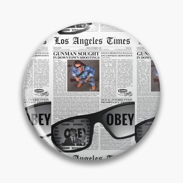 Item preview, "They Live" Movie - Newspaper front page memorabilia designed and sold by Corvid Media Creation.