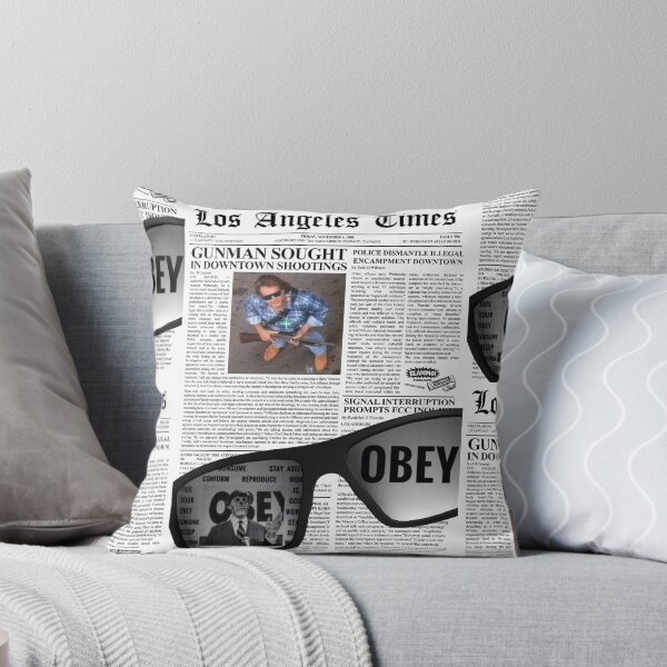Item preview, "They Live" Movie - Newspaper front page memorabilia designed and sold by Corvid Media Creation.