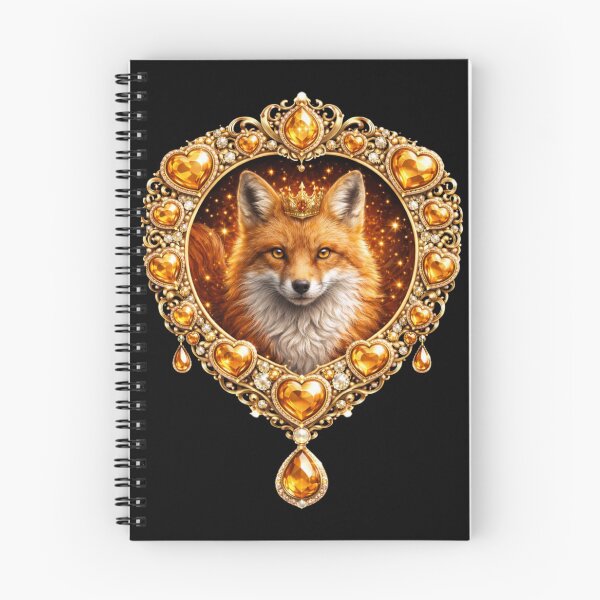 Item preview, Topaz Fox Duchess Gemstone Luxury Sticker designed and sold by ArcanePrintsxo.
