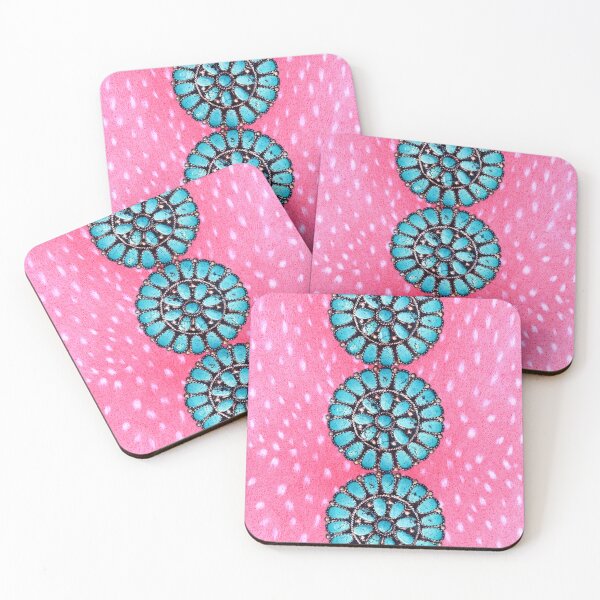 Item preview, Western Turquoise and Fawn Print designed and sold by Gunners Inspirations.