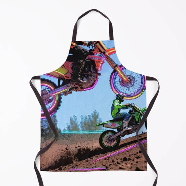Item preview, Up Hill Battle - Motocross racers designed and sold by NaturePrints.