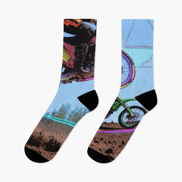 Item preview, Up Hill Battle - Motocross racers designed and sold by NaturePrints.