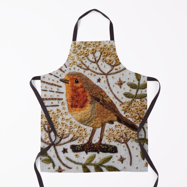 Item preview, Robin Embroidery Art Print – Wall Decor designed and sold by EGurrola.