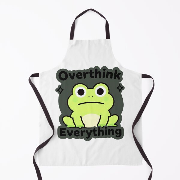 Item preview, Overthinking Frog – Funny Anxiety Meme Cute Frog designed and sold by AnimalAirtistry.