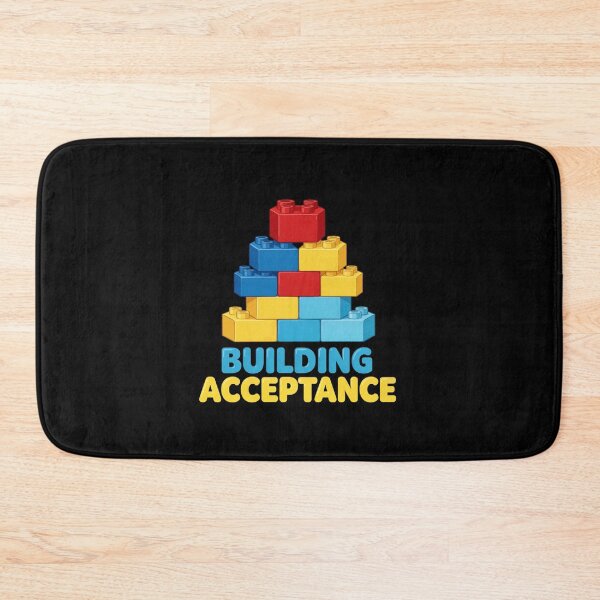 Item preview, Autism Building Blocks Shirt | Building Acceptance Toy Bricks designed and sold by MotivAura.