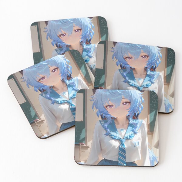 Item preview, Ganyu Genshin Impact Classroom Quiet Mood designed and sold by mildaclairmo.