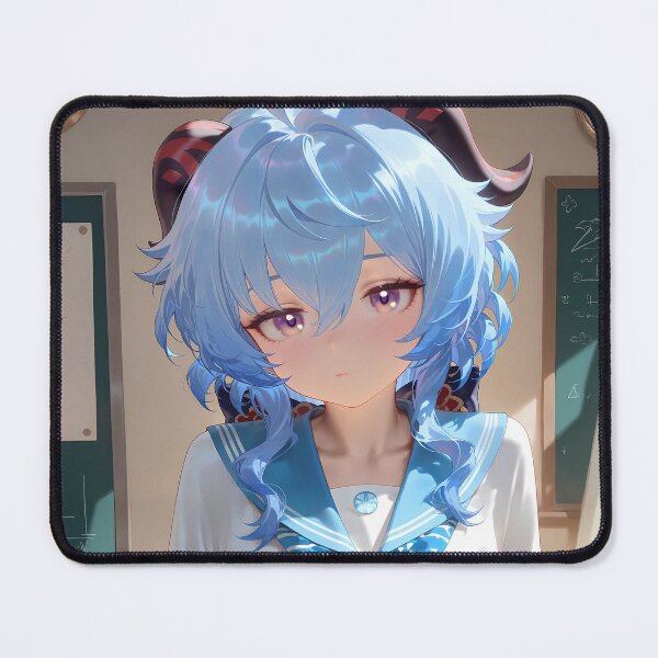 Item preview, Ganyu Genshin Impact Classroom Quiet Mood designed and sold by mildaclairmo.