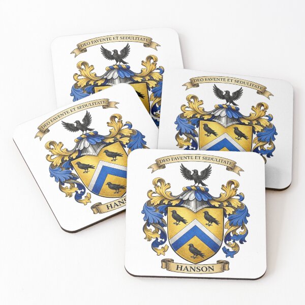 Item preview, The Hanson Family Coat of Arms designed and sold by BagTown Clans.