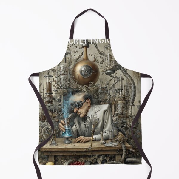 Item preview, Steampunk Alchemist Distilling Blue Gin designed and sold by CodeDistilled.