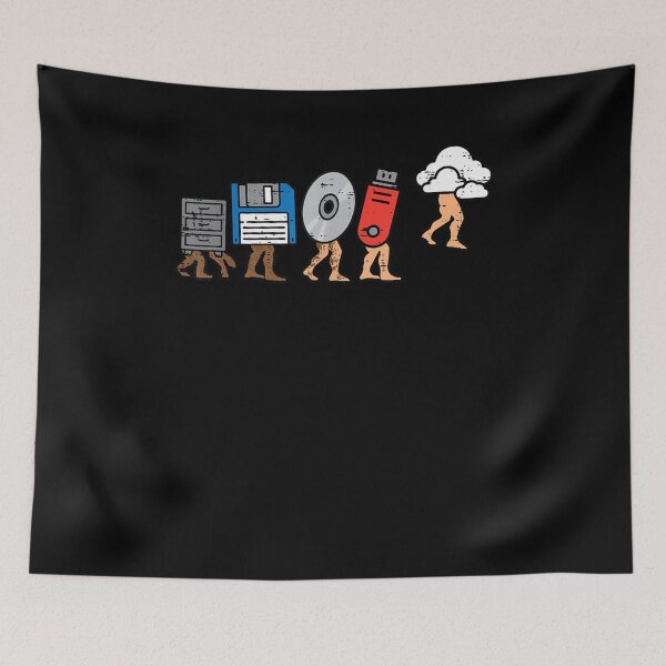 Item preview, Computer Storage Evolution Cloud Funny IT Data Men Women designed and sold by Goleon12.