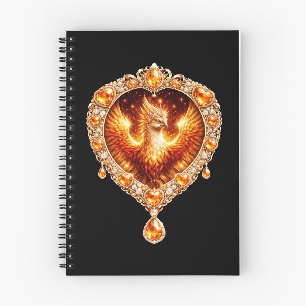 Item preview, Sunstone Phoenix Empress Gemstone Luxury Sticker designed and sold by ArcanePrintsxo.