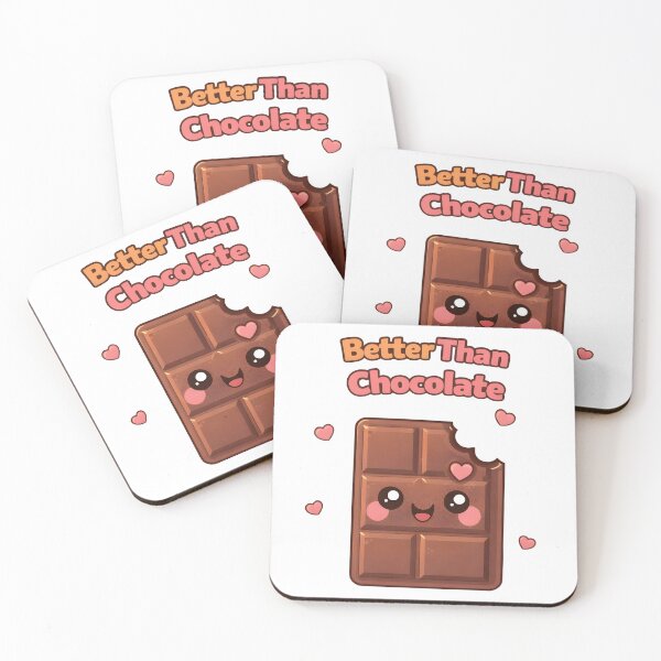 Item preview, Better Than Chocolate Cute Kawaii Chocolate Bar. designed and sold by The-T-In-Retro.
