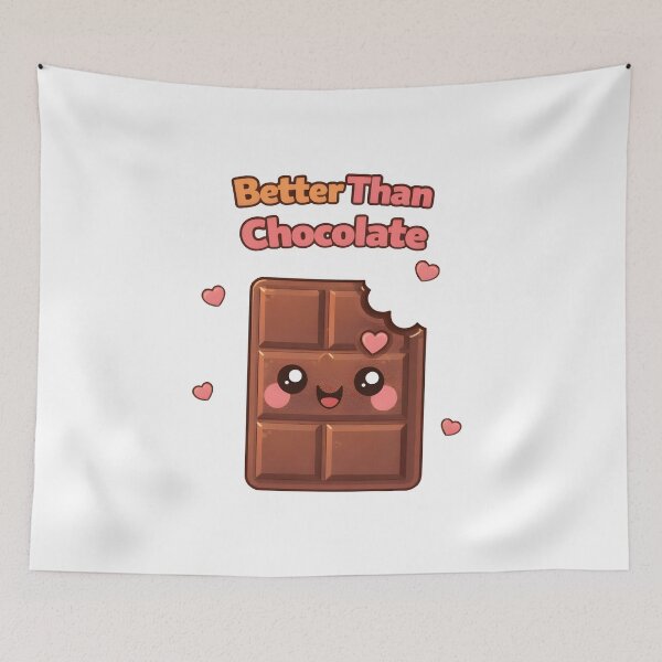 Item preview, Better Than Chocolate Cute Kawaii Chocolate Bar. designed and sold by The-T-In-Retro.