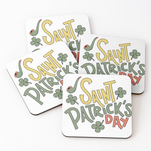 Item preview, Saint Patrick’s Day Retro Shamrock Typography Lucky Irish Celebration Design designed and sold by Wander & Whim Designs.
