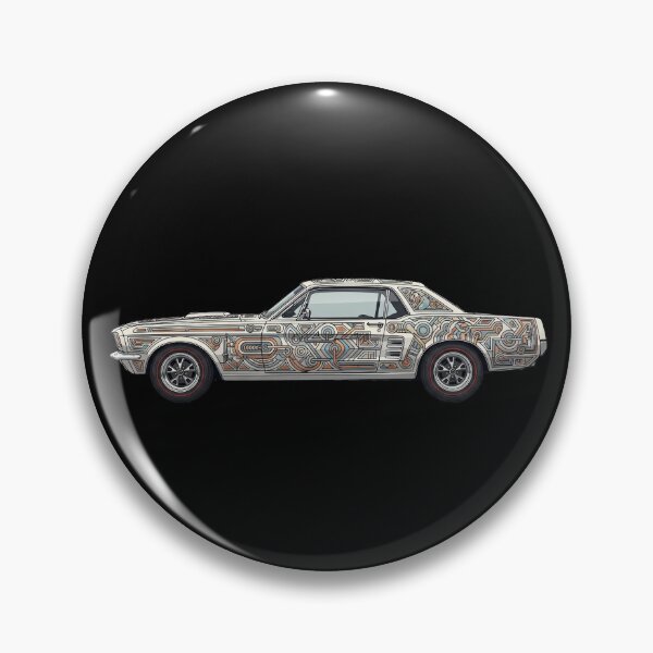 Item preview, Retro 60s Mustang Fastback – Iconic American Car Design designed and sold by MDSDesigns.