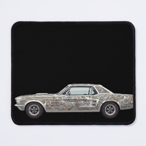 Item preview, Retro 60s Mustang Fastback – Iconic American Car Design designed and sold by MDSDesigns.
