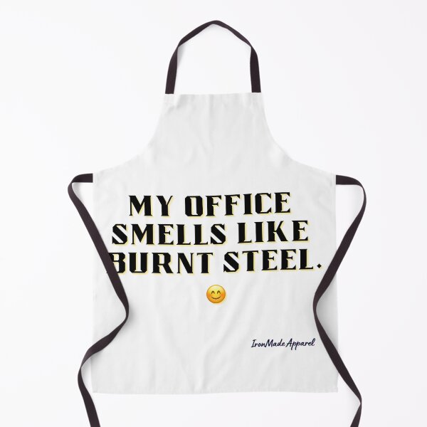 Item preview, My Office Smells Like Burnt Steel – Funny Welder T-Shirt for Blue Collar Metalworkers & Fabricators designed and sold by IronMade Apparel.
