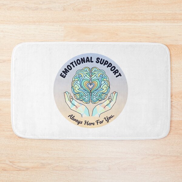 Item preview, Emotional Support Brain Mental Health Awareness Badge designed and sold by Dakson Design - Fantasy Art.