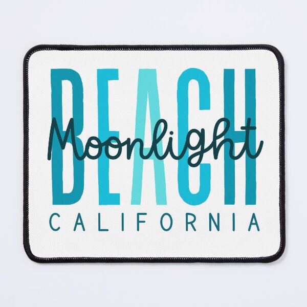 Item preview, Moonlight Beach California (Ocean Waves 2) designed and sold by Whackadoodletee.