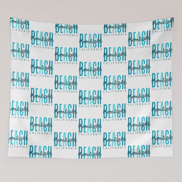 Item preview, Moonlight Beach California (Ocean Waves 2) designed and sold by Whackadoodletee.