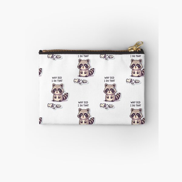 Item preview, Why Did I Do That - Cute Raccoon  designed and sold by artaipix.