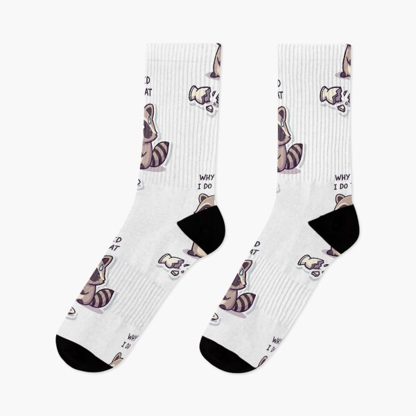 Item preview, Why Did I Do That - Cute Raccoon  designed and sold by artaipix.