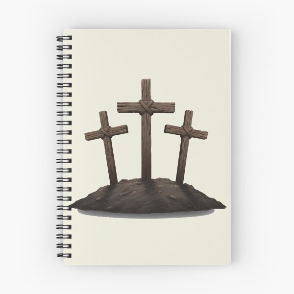 Item preview, Three Wooden Crosses Christian Easter Faith Design designed and sold by Willow & Ink.