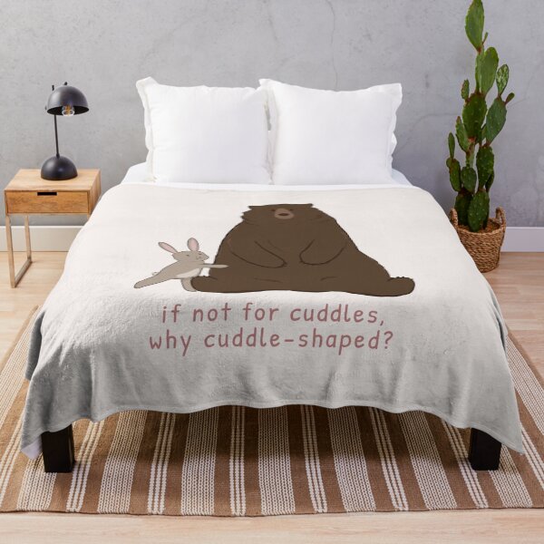 Item preview, If not for cuddles, why cuddle-shaped? Bear and Bunny designed and sold by rornelson.