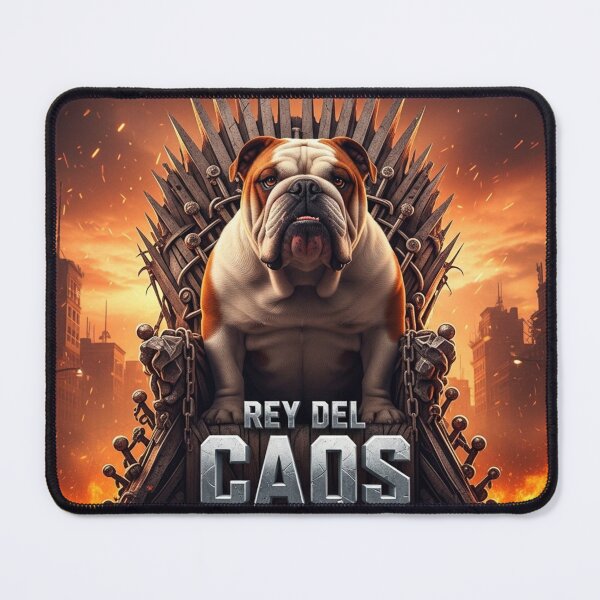 Item preview, Chaos King Bulldog designed and sold by PetJoyPrintsCO.