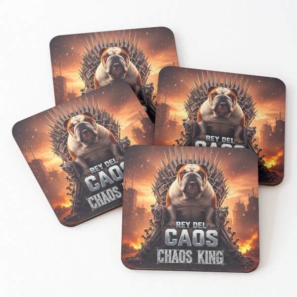 Item preview, Chaos King Bulldog designed and sold by PetJoyPrintsCO.